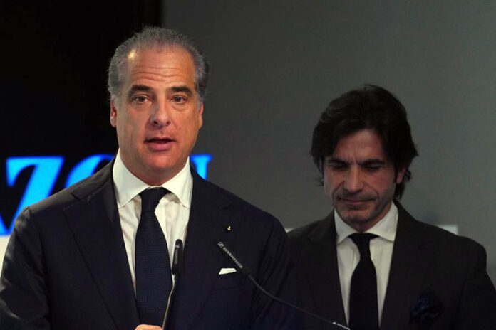 Francisco D'Agostino y Javier Conde en los Premios La Razón