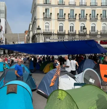EN DIRECTO: Acampada en Sol